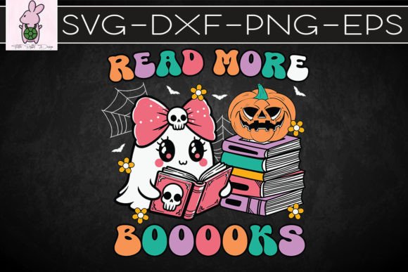 Boo Ghost Read More Books Funny SVG