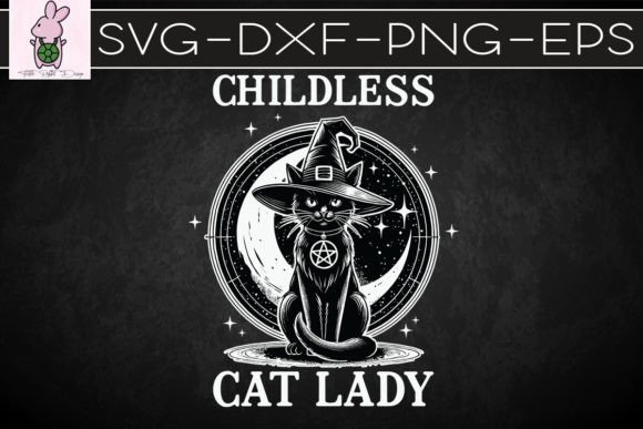 Childless Cat Lady Cat Lover SVG