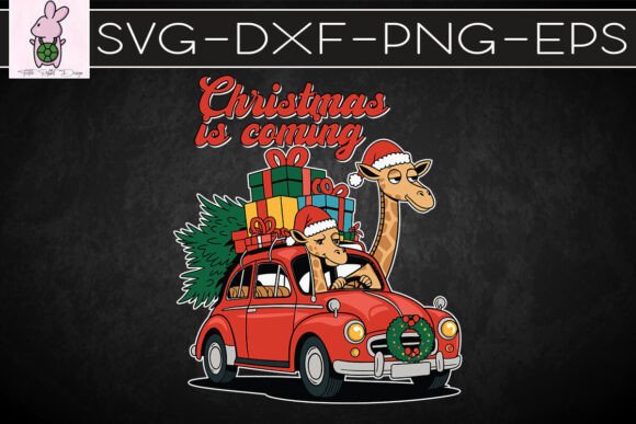 Christmas Is Coming Cute Coffee SVG