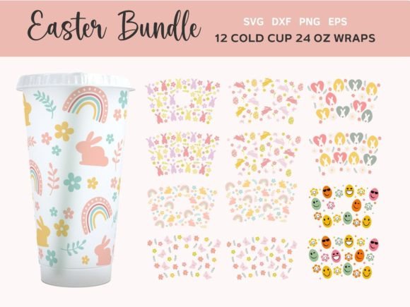 Easter Cold Cup 24oz Bundle