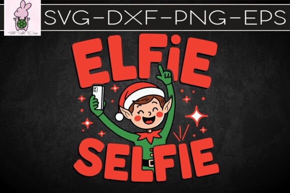 Elf Cute Christmas Candy Cane SVG