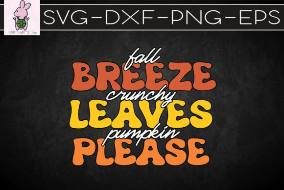 Fall Breeze Crunchy Leaves Pumpkin SVG