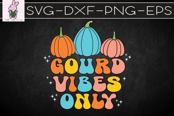 Gourd Vibes Only Retro Fall SVG