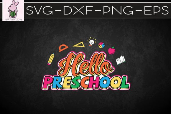 Hello Preschool Sublimation SVG