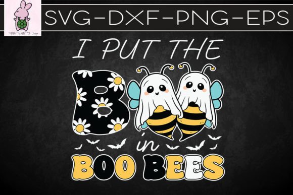 I Put the Boo Halloween in Boo Bees SVG