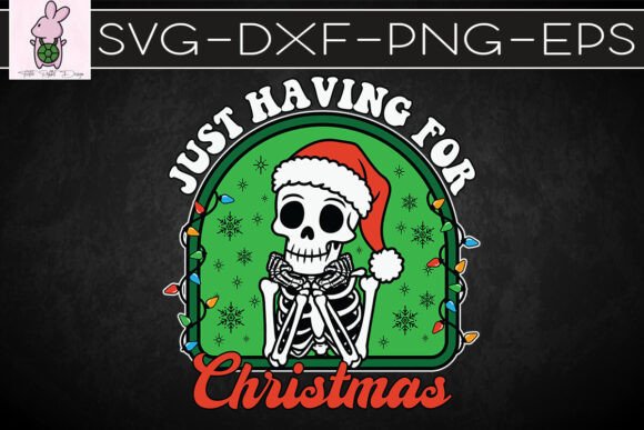 Just Waiting for Christmas Funny SVG