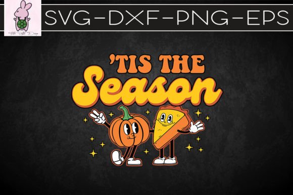 Tis the Season Retro Fall SVG